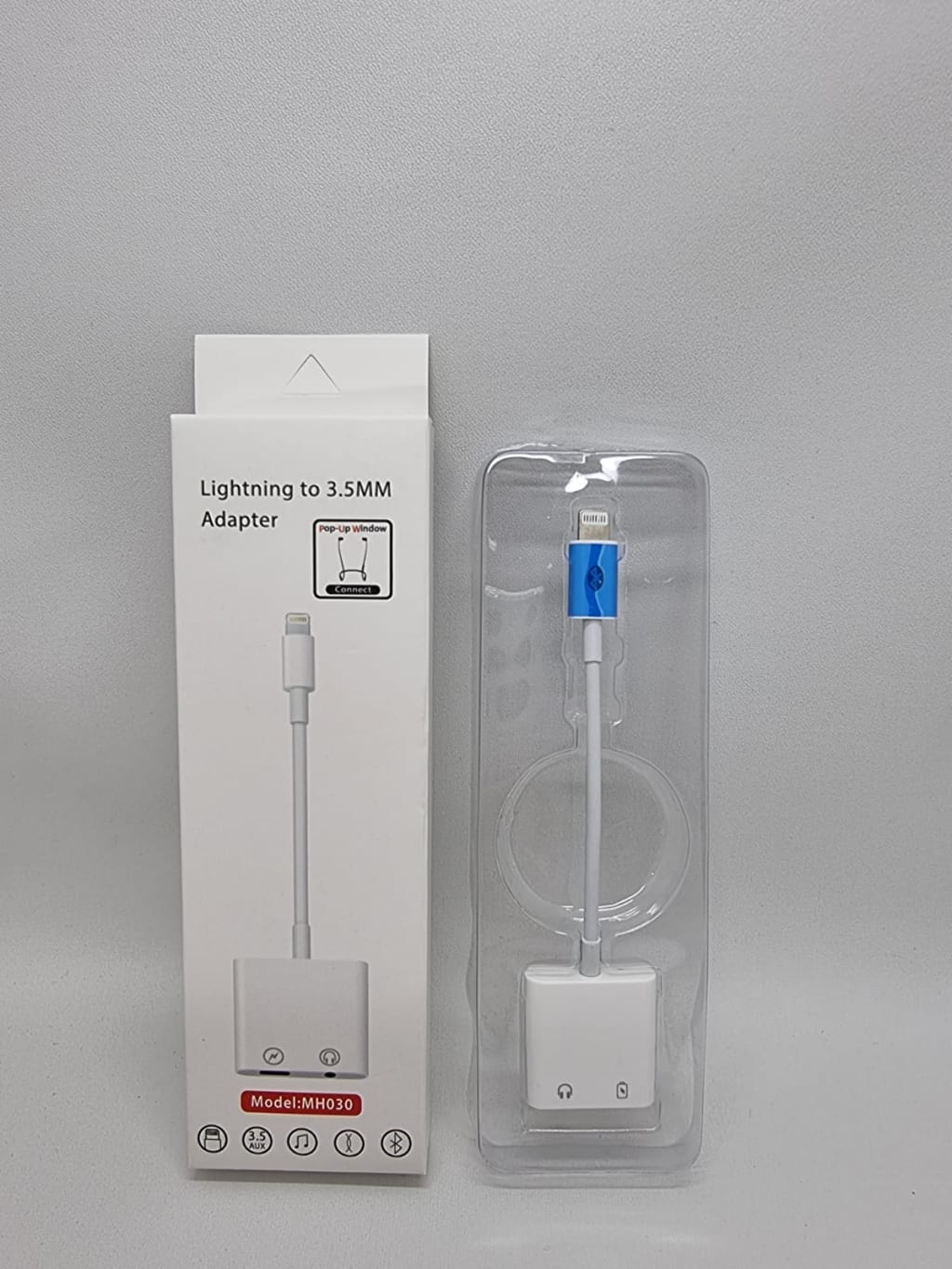 Kabel Lightning Bluetooth Iphone 2in1 MH030 di qeong.com