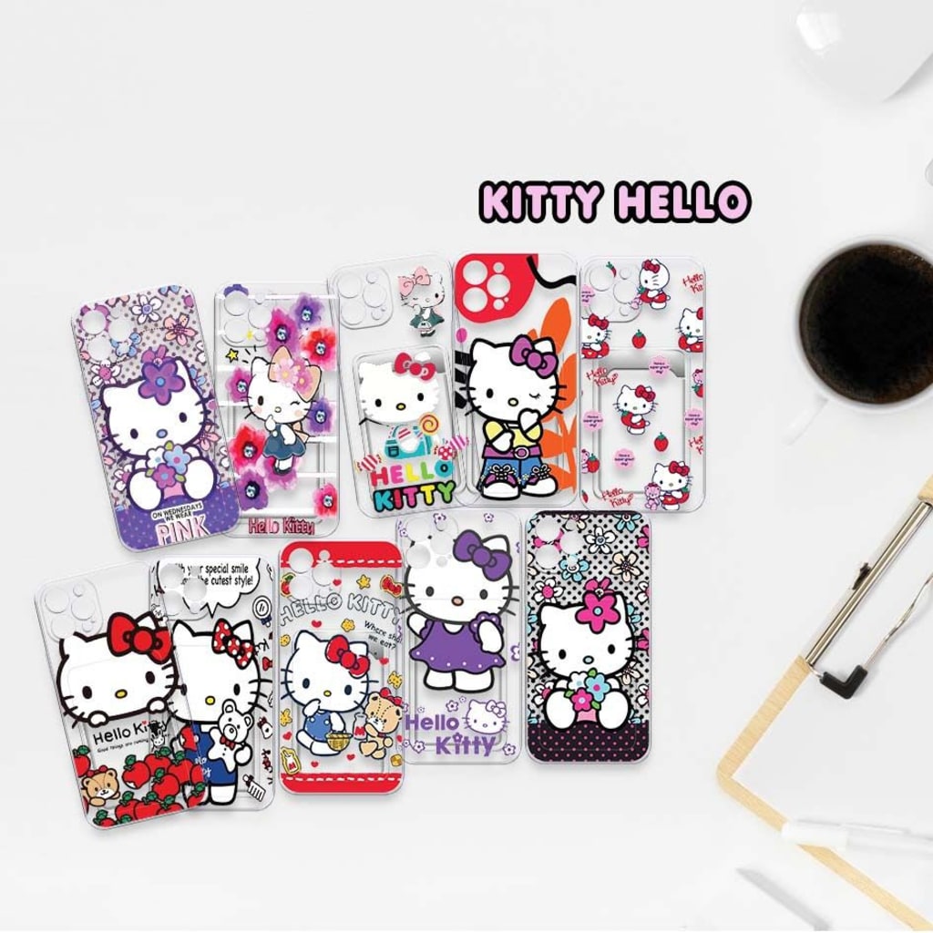 CLEAR CASE SLOT CARD HELLO KITTY + PROTECT CAMERA di qeong.com