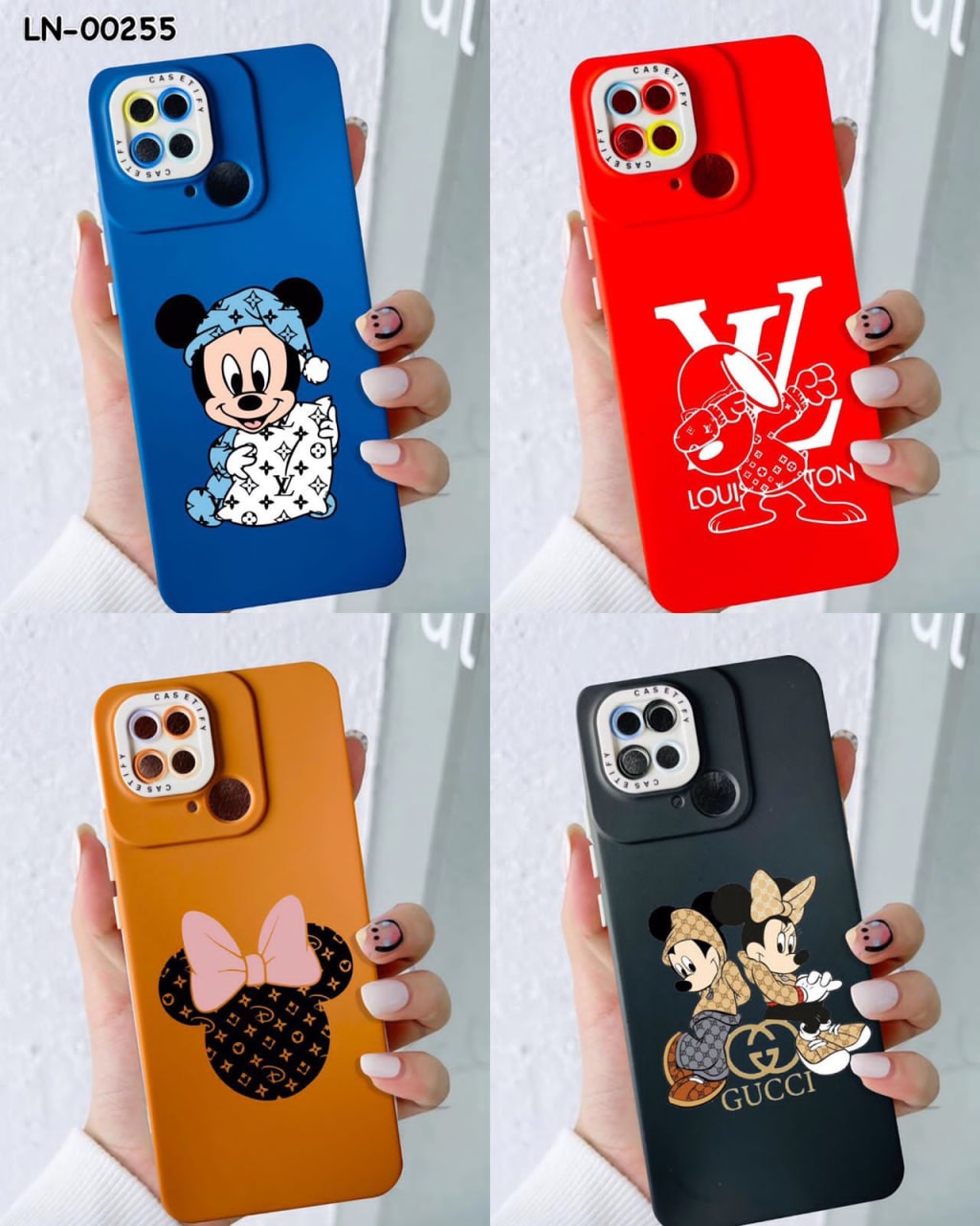 (LN-00255) CASETIFY PREMIUM MACARON GUCCI MICKEY MOUSE PC di qeong.com