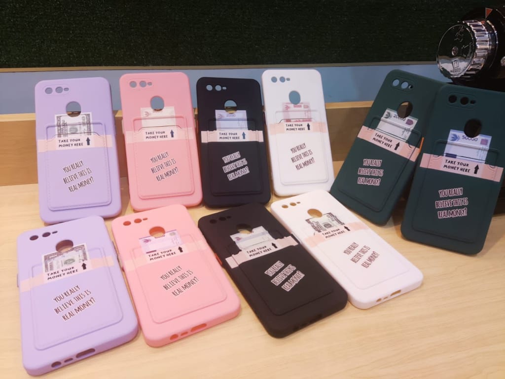 TPU Macaron Slot Card Protect Camera Money Slot di qeong.com