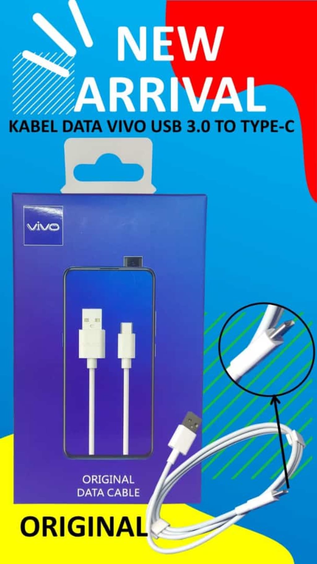 KABEL DATA VIVO 100% di qeong.com