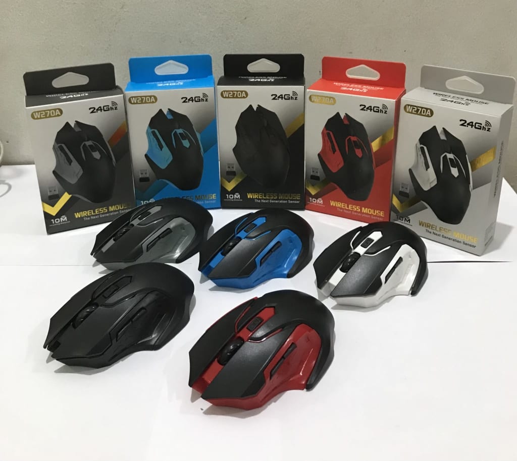 ￼MOUSE BLUETOOTH W720A Gaming Mouse Wireless Mouse - 2.4Ghz 1600 DPI / MOUSE WIRELESS di qeong.com