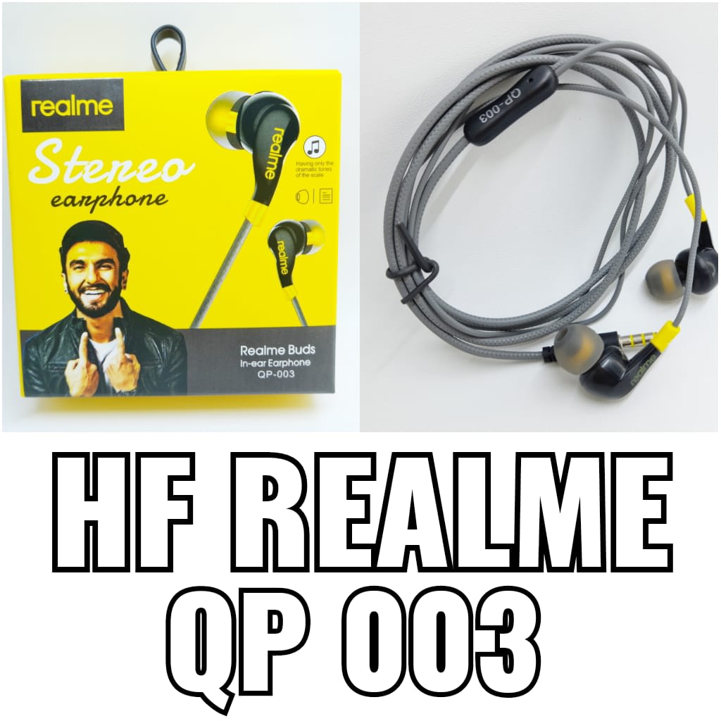 HANDSFREE REALME QP 003 PACK DUS di qeong.com