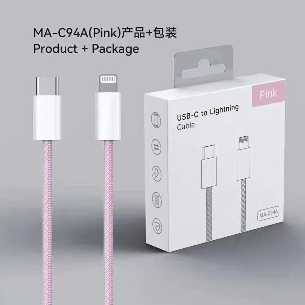 KABEL DATA IPHONE 13 PROMAX USB C TO LIGHTENING MACARON di qeong.com