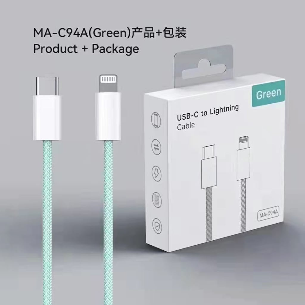 KABEL DATA IPHONE 13 PROMAX USB C TO LIGHTENING MACARON di qeong.com