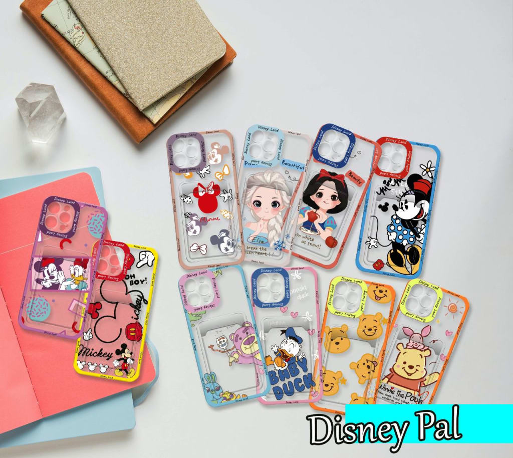 SOFTCASE CLEAR CASE SLOT CARD DISNEY PAL+PROTECT CAMERA di qeong.com