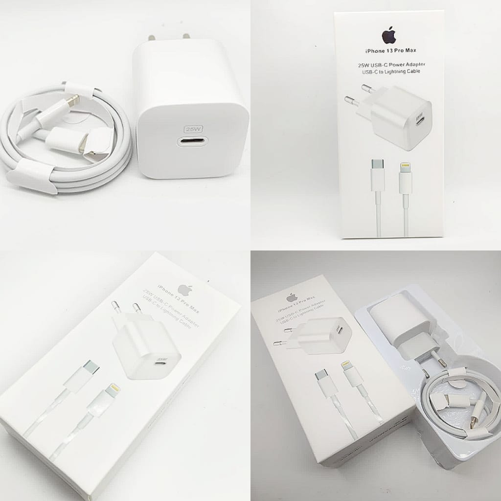 TRAVEL CHARGER IPHONE 13 PRO MAX 25W USB C di qeong.com