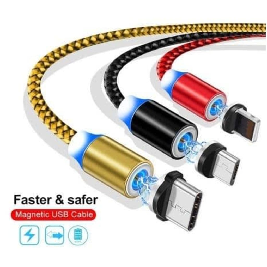 KABEL MAGNETIC 3IN1 FAST CHARGING di qeong.com