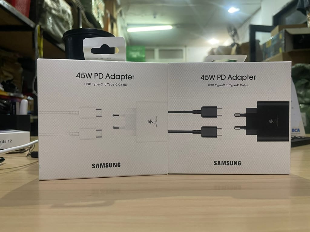 TRAVEL CHARGER ORI SAMSUNG PD 45W USB C FASTCHARGING di qeong.com