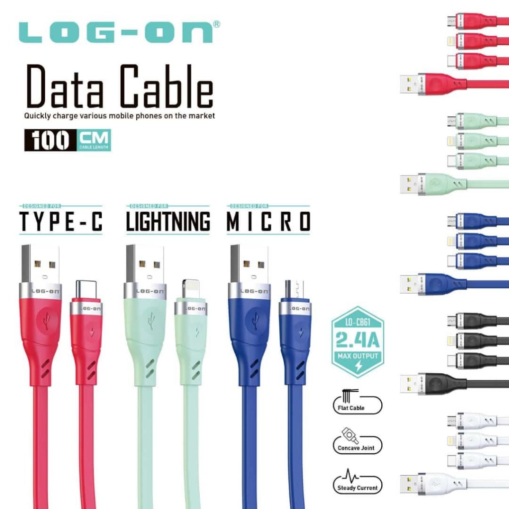 KABEL LOGON LO-CB61 100CM di qeong.com