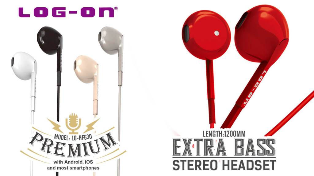 EARPHONE LOGON PREMIUM LO-HF-530 di qeong.com