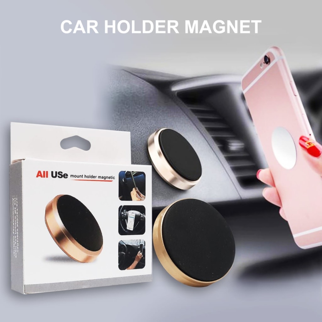 UNIVERSAL HOLDER MAGNET MODEL BULAT(Non Tisu Alkohol) di qeong.com