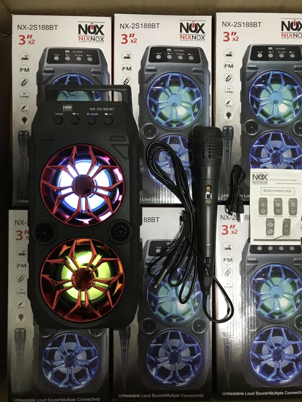 SPEAKER BLUETOOTH KARAOKE NIX-NOX NX-2S188BT + MIC di qeong.com