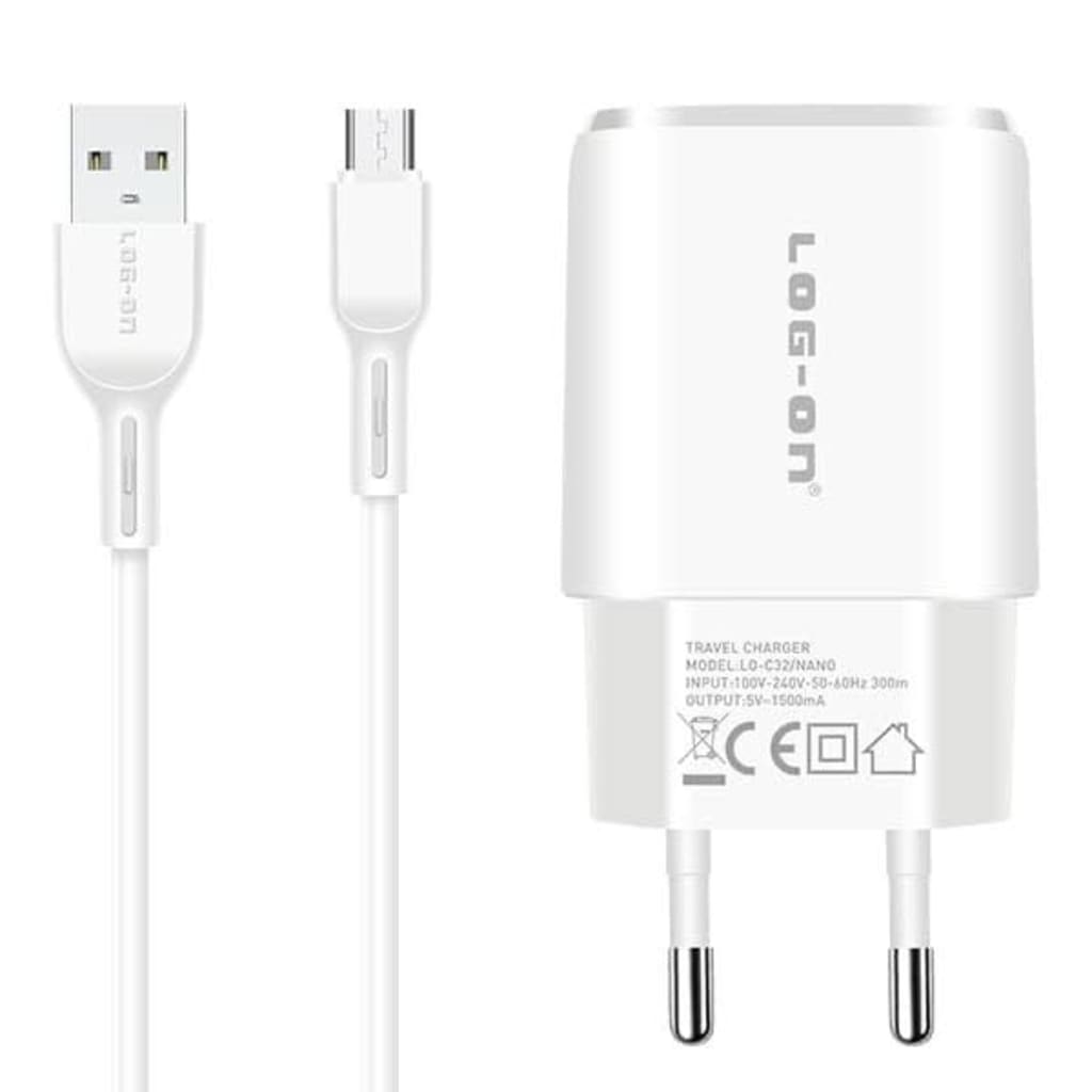 TRAVEL CHARGER LOGON NANO LO-C32 MICRO di qeong.com