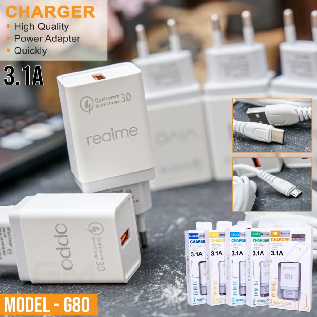 Charger brand A-82 / G-80 Fast Charging di qeong.com