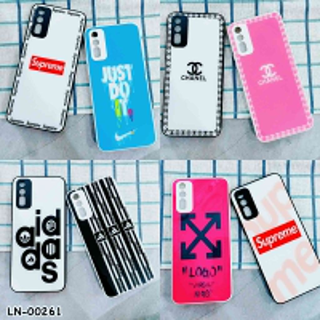 CASE GLASS MIX MOTIF BRAND PC di qeong.com