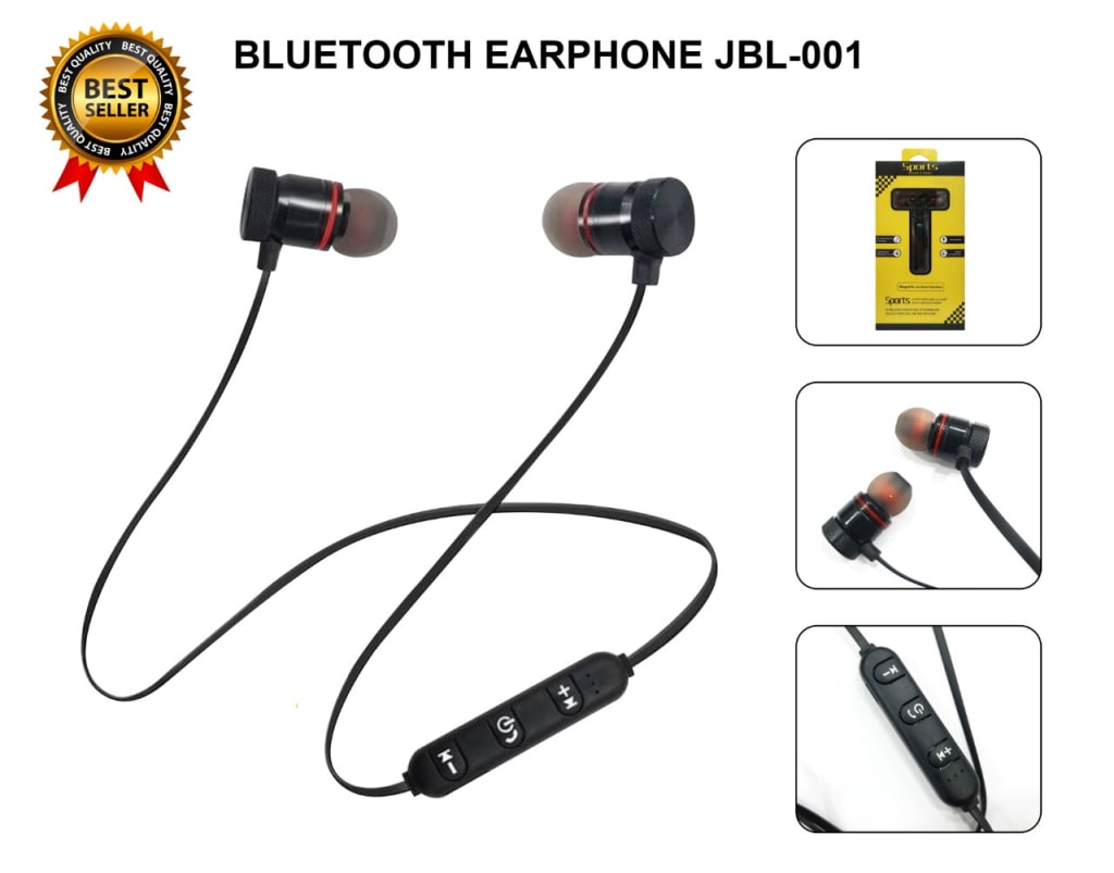 HANDSFREE BLUETOOTH JBL-001(PLUS KABEL CHARGER) di qeong.com