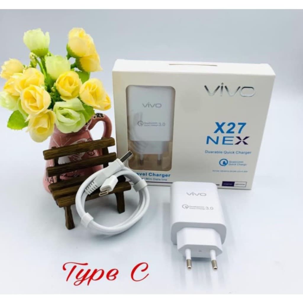 TRAVEL CHARGER ORIGINAL VIVO 109 (X27) FAST CHARGING di qeong.com