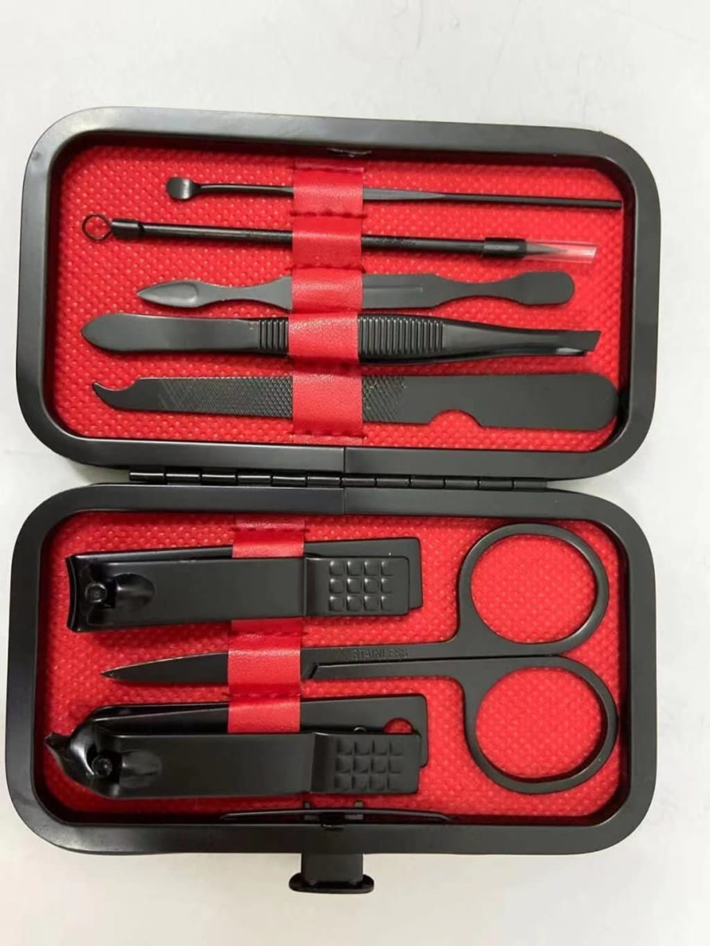 Gunting Kuku Set 7 in 1 Manicure Pedicure Stainless Steel di qeong.com