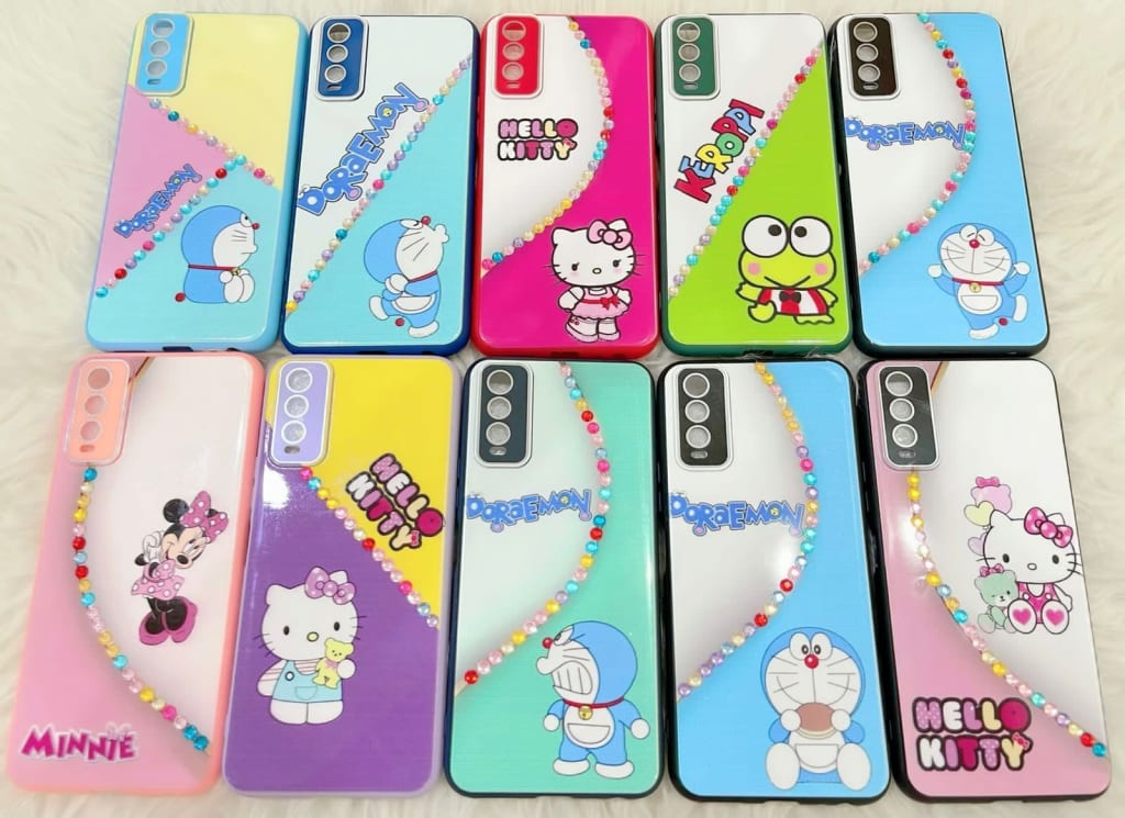 SOFTCASE BONEKA DORAEMON+BONEKA HELL KITY di qeong.com