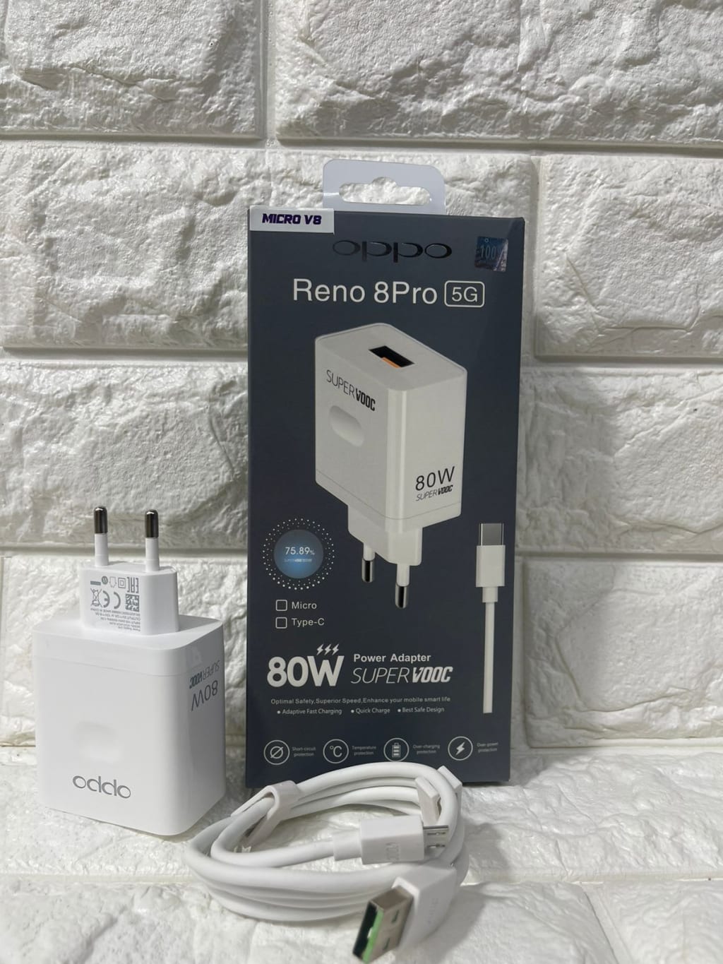 CHARGER OPPO RENO 8 PRO ORIGINAL di qeong.com