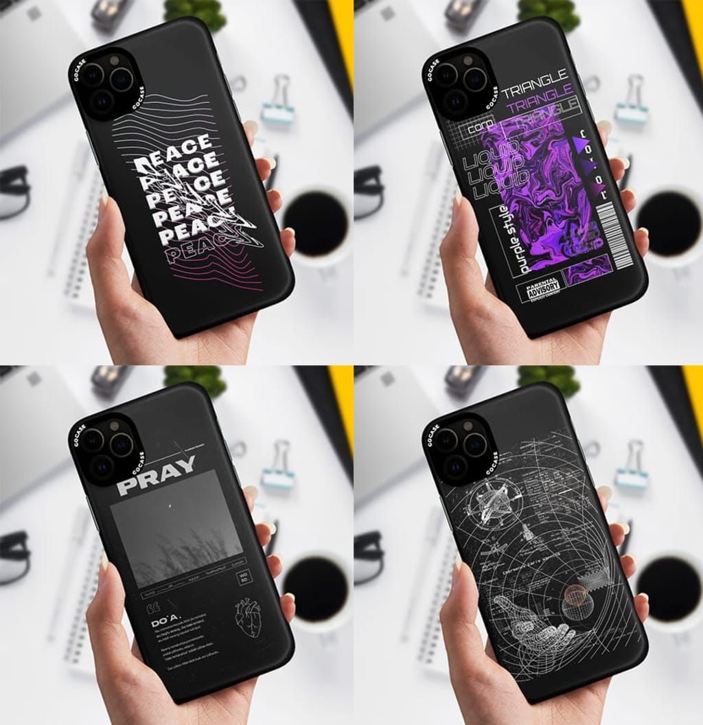 SOFTCASE  SINGULARITY BLACK di qeong.com