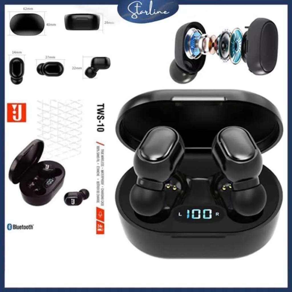 HEADSET Bluetooth TWS-10 J di qeong.com