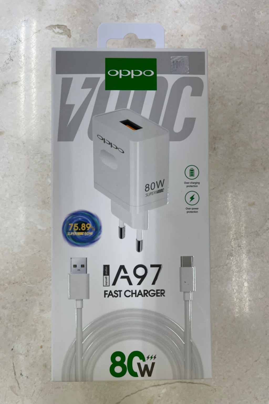 TRAVEL CHARGER OPPO A97 VOOC 80W di qeong.com