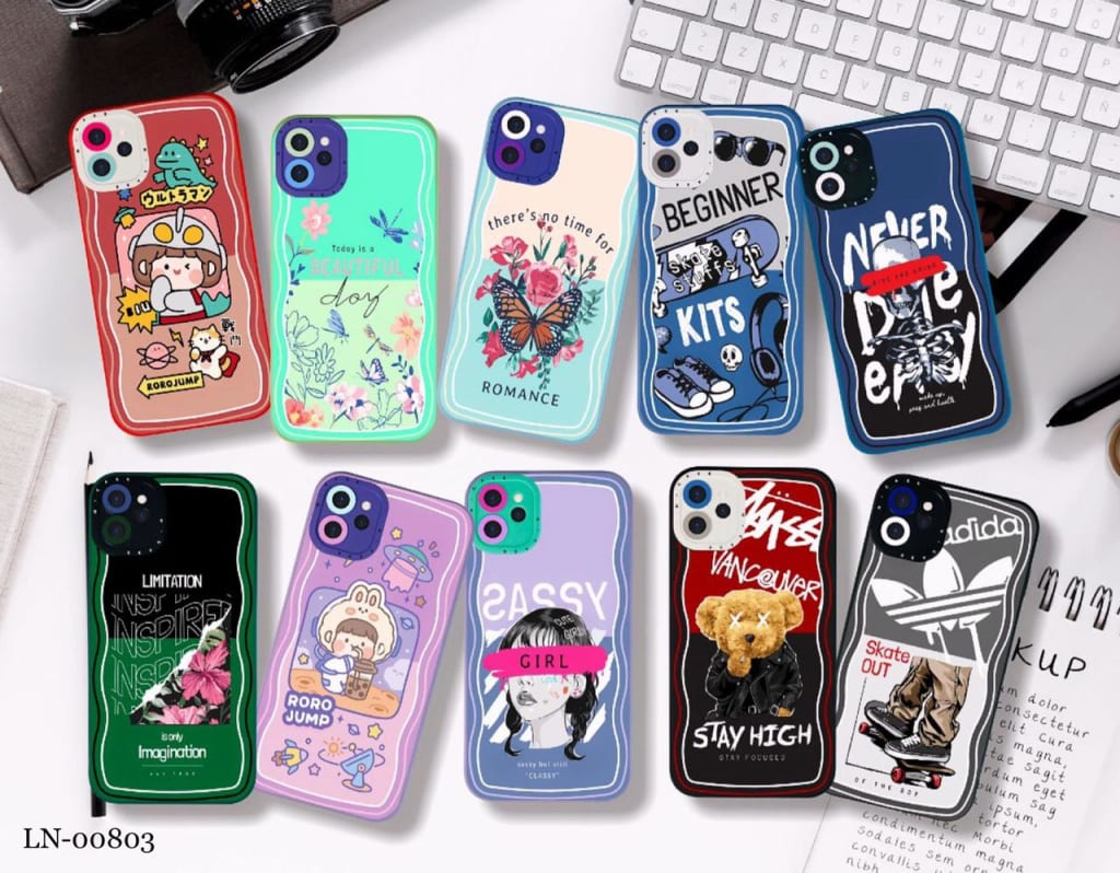 SOFTCASETIFY PREMIUM MACARON NEW DESAIN WAVE RANDOM MOTIF PC di qeong.com