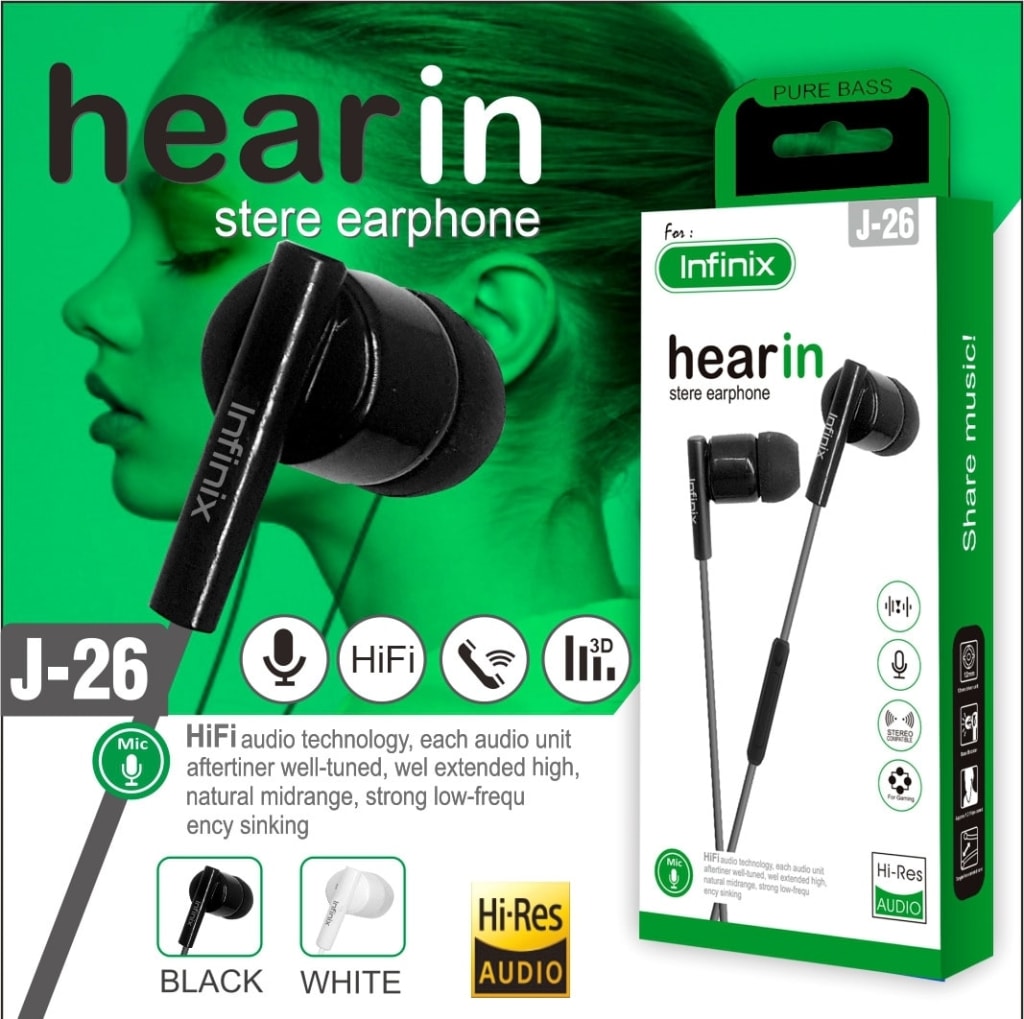 HANDSFREE EARPHONE J-26 di qeong.com