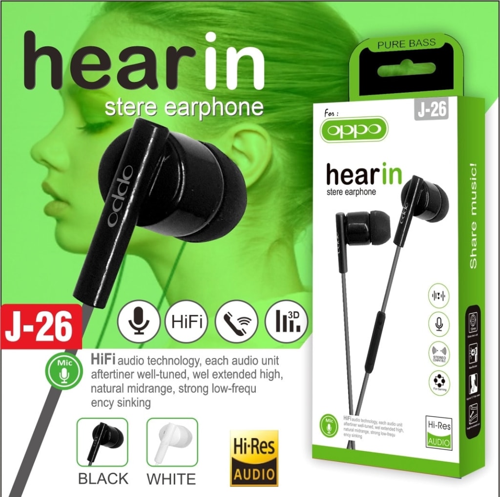 HANDSFREE EARPHONE J-26 di qeong.com