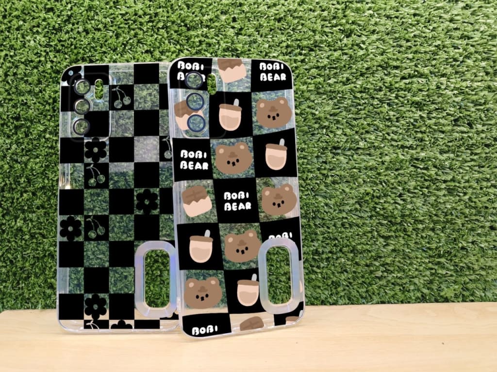 SOFTCASE PREMIUM CLEARVIEW LOGO LENS PC CHESS BEAR di qeong.com