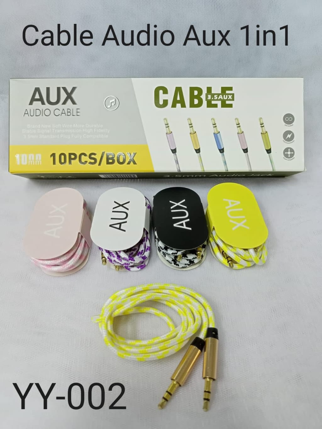 KABEL AUX AUDIO CABLE 1 in 1 di qeong.com