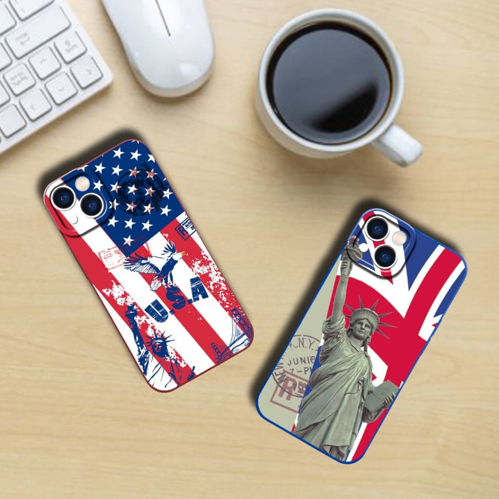 SOFTCASE MACARON BIG EYES USA-EAGLE di qeong.com