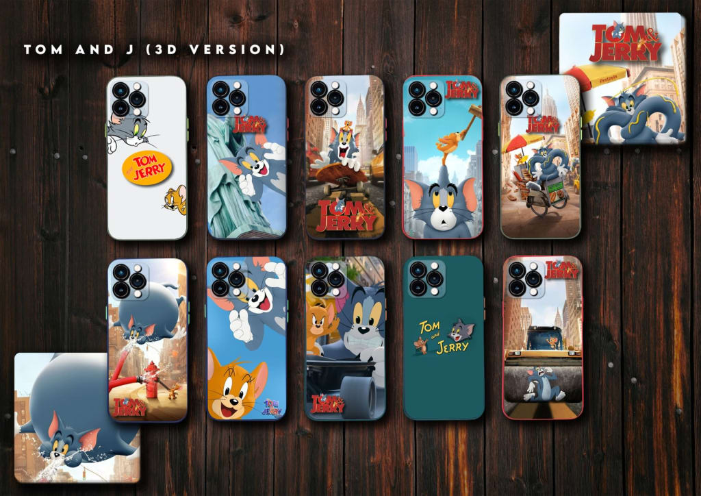 SOFTCASE MACARON + Protection Camera  gambar tom and jerry di qeong.com