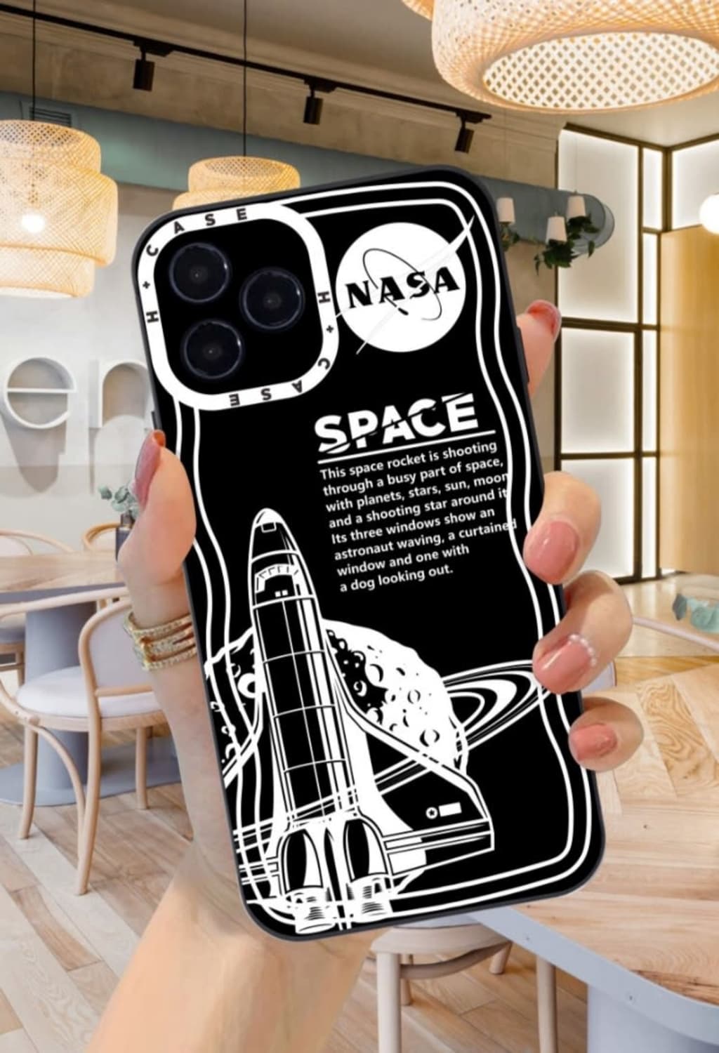 SOFTCASE PREMIUM BLACK NEW DESAIN WAVE NASA PC di qeong.com