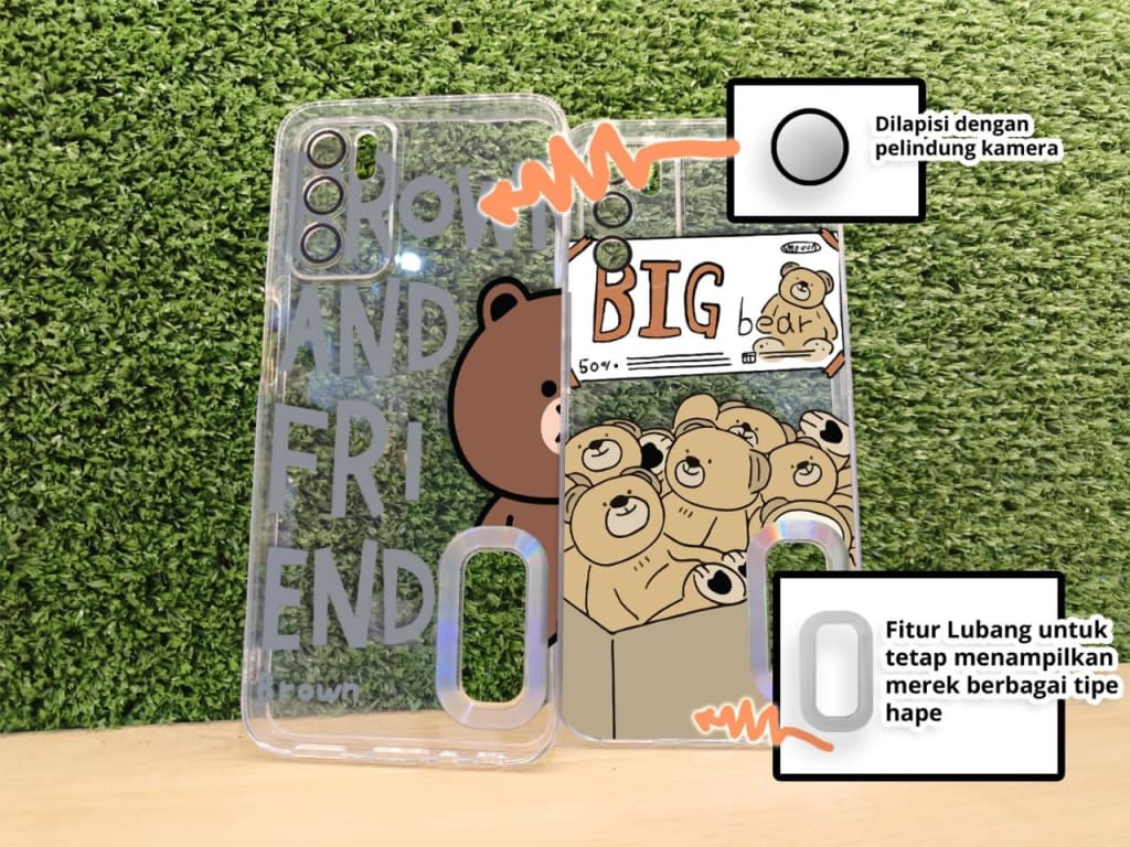 SOFTCASE CLEARVIEW LOGO LENS CAMERA PROTECT SNOOPY SMILE di qeong.com