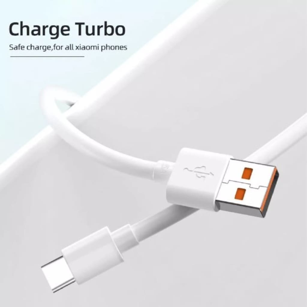 KABEL DATA  XIAOMI 6A TYPE C TURBO CHARGE di qeong.com