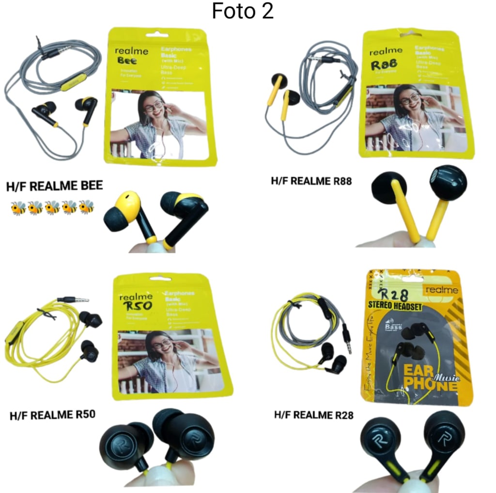 HANDSFREE REALME ALL TYPE di qeong.com