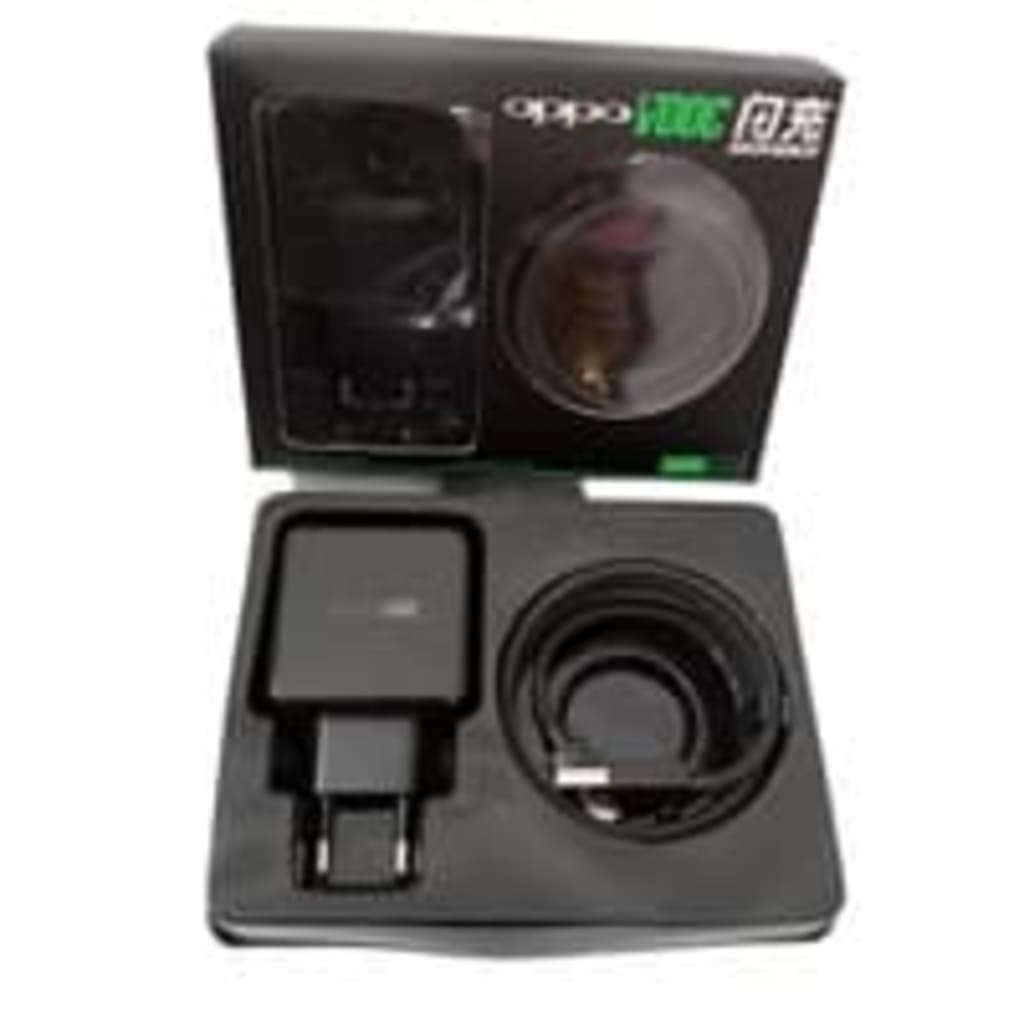 CHARGER OPPO R-16 SUPER VOOC FULL BLACK di qeong.com