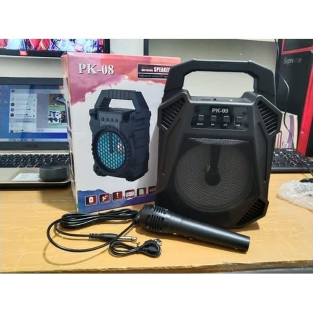 SPEAKER BLUETOOTH TWS PK- 08 di qeong.com