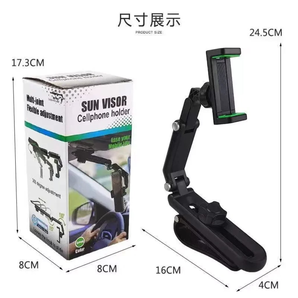 HOLDER SUN VISIOR HD- 58 di qeong.com