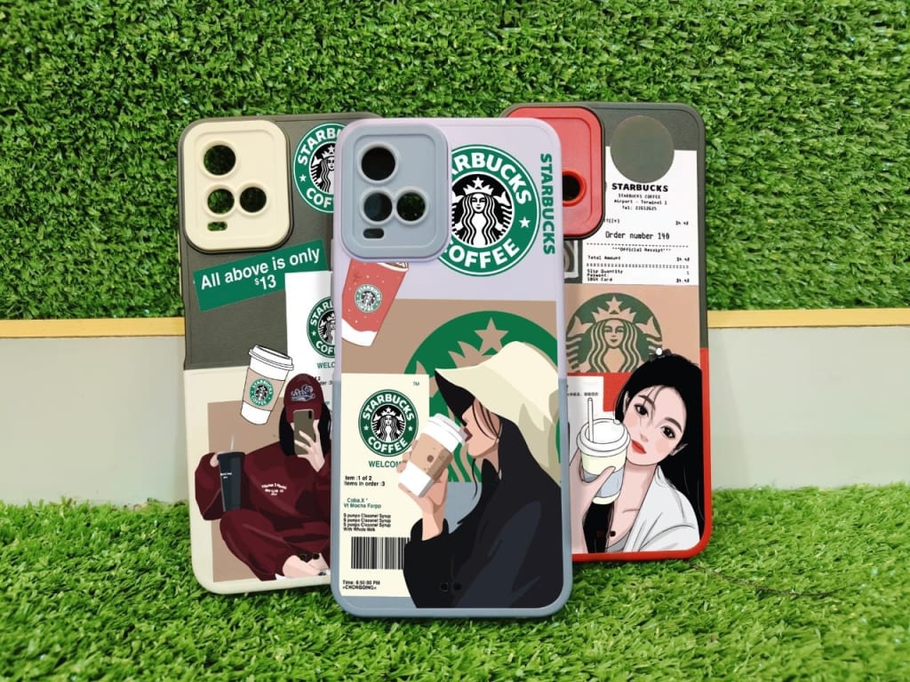 SOFTCASE PREMIUM 2TONE HALF PC LATTE KEKSE di qeong.com