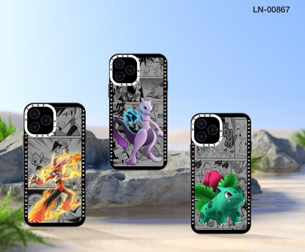 SOFTCASE PREMIUM BLACK NEW DESAIN POKEMON SERIES PC di qeong.com