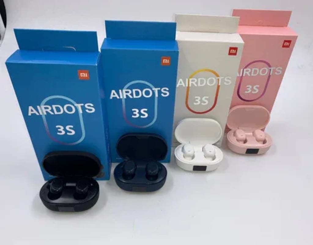 HEADSET BLUETOOTH TWS REDMI AIRDOTS 3S LED di qeong.com