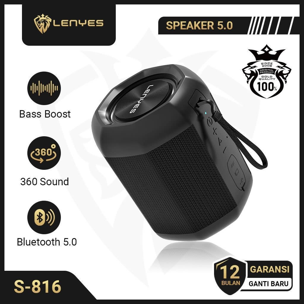 SPEAKER LENYES ORIGINAL TWS & NFC TYPE S816 di qeong.com