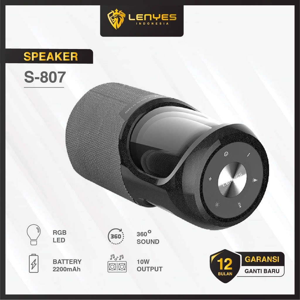 SPEAKER BLUETOOTH LENYES LAMP di qeong.com