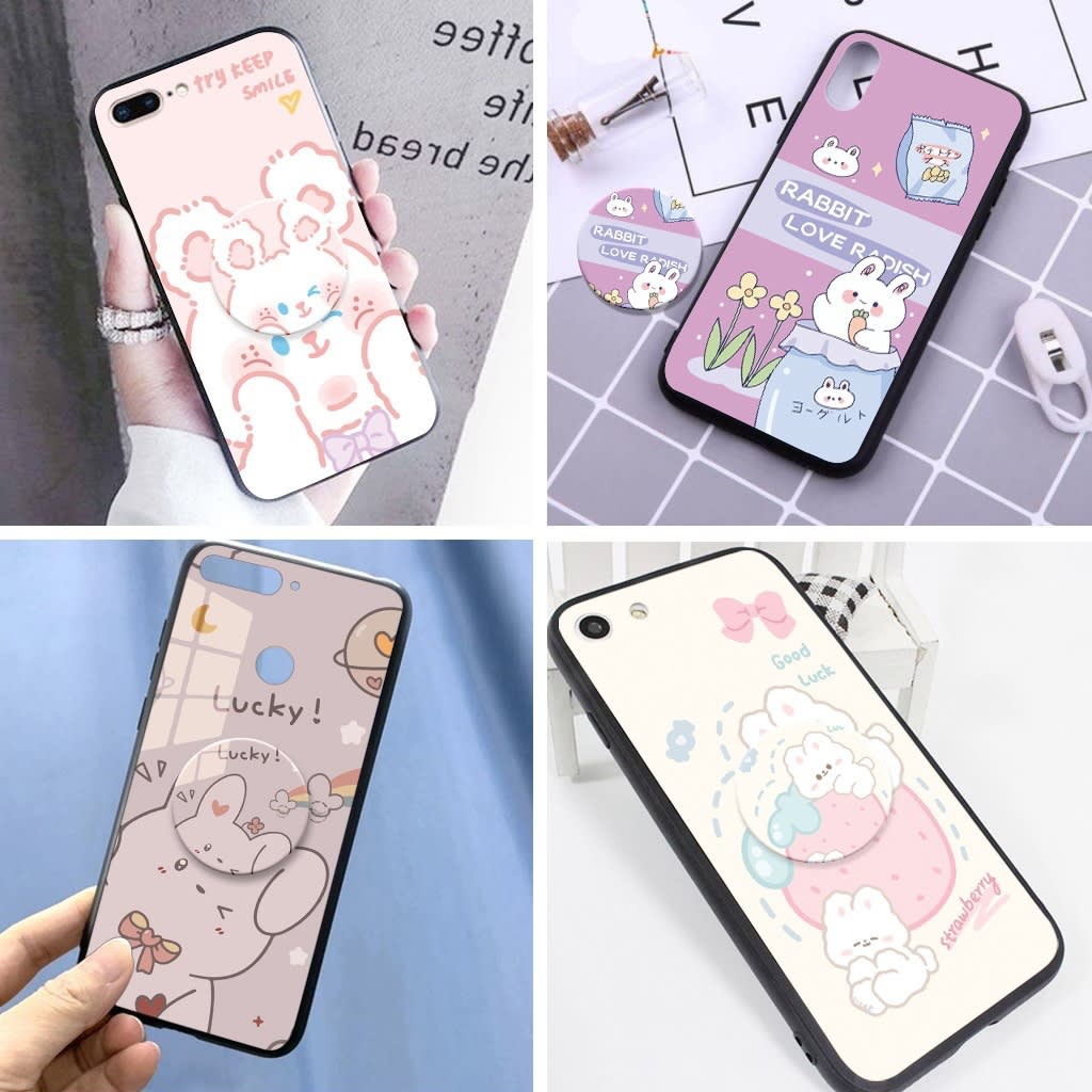 SOFTCASE FUZE LITTLE CUTE THINK + POPSOCKET di qeong.com