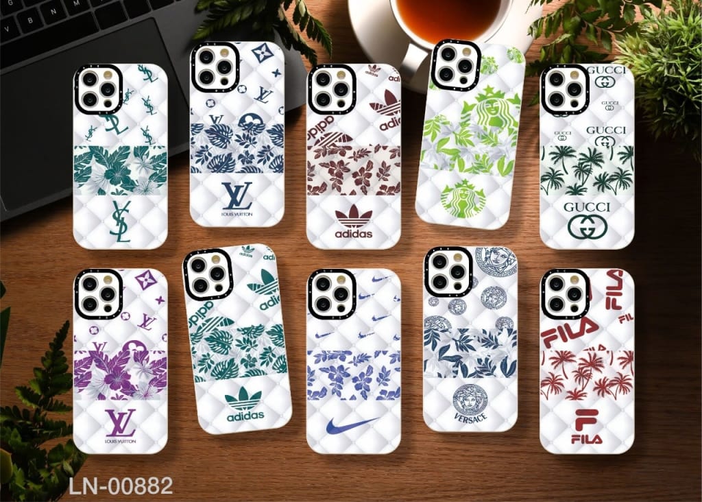 SOFTCASE PREMIUM WHITE NEW LEAF BRANDED MIX PC di qeong.com