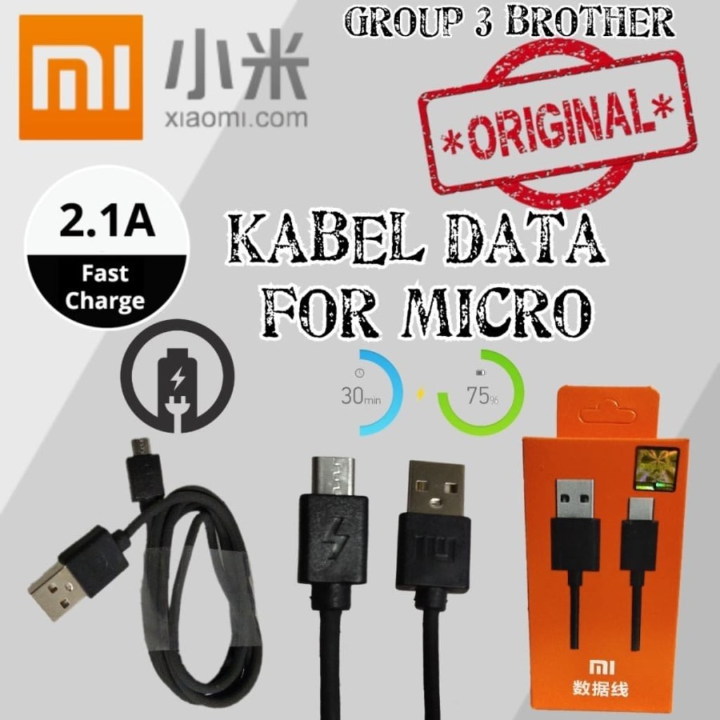 KABEL DATA XIAOMI FAST CHARGER DATA LINE USB CABLE di qeong.com